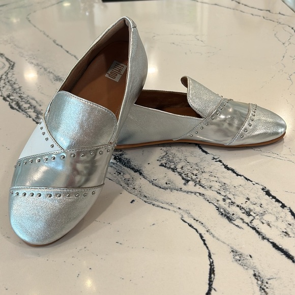 FitFlop Metallic Loafer with Dynamicush Technology sz.6 - Picture 5 of 13